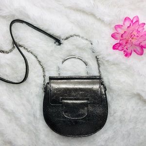 Louise et Cie silver purse bag